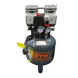 Компресор GTM ресивер 30л, 105л/хв, 0.75kW, 8бар, 220V, 2 циліндри, безмасляний (KAWL750-30L) зображення 1