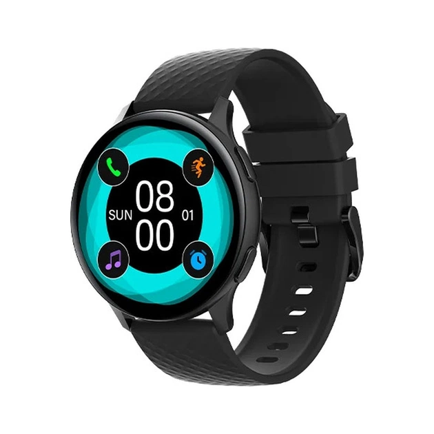 Смарт-годинник iMiki KW66pro Black Silicone Strap - зображення 1