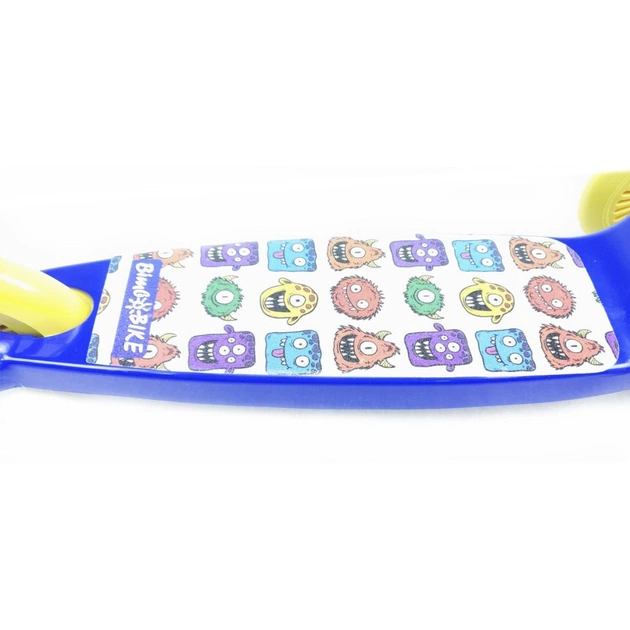 Самокат Bimbo Bike Monsters 12` з регулюванням висоти Синьо-жовтий (75803-IS) - picture 3