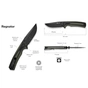 Ніж Sencut Regnator, Black/Green G10, Black Stonewash (S24057-2) - зменшене зображення 9