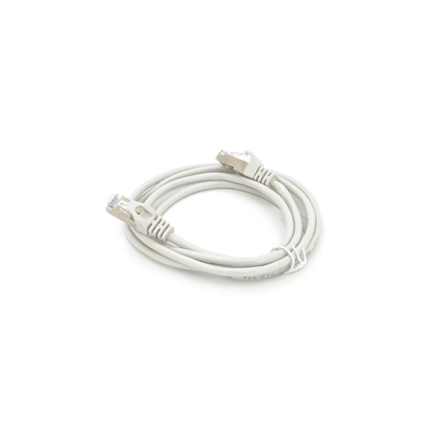 Патч-корд 1.5м FTP cat.5e, CU, RJ45, grey Merlion (PCM-CU-5E/1.5G) - зображення 1
