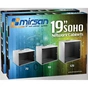 Шафа настінна Mirsan SOHO 7U 19" 535x300, RAL 7035 (MR.SOH07U30DE.02) - зменшене зображення 1