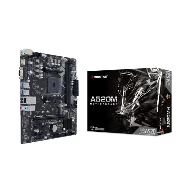 Материнська плата Biostar A520MH - зображення 1