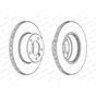 Тормозной диск FERODO DDF834 - уменьшенное изображение 1