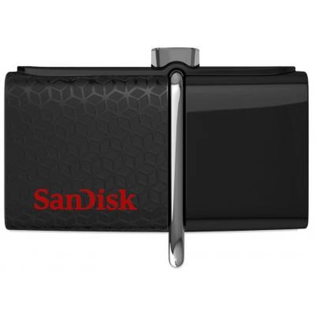 USB флеш накопичувач SanDisk 128GB Ultra Dual Drive OTG Black USB 3.0 (SDDD2-128G-G46) - изображение 1