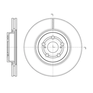 Гальмівний диск REMSA 61092.10 зображення 1