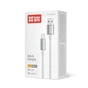 Дата кабель USB 2.0 AM to Lightning 1.0m 3A zinc alloy braided white ColorWay (CW-CBUL098-WT) - уменьшенное изображение 5