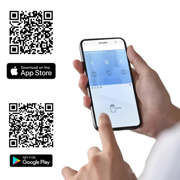 Очисник повітря Sharp KCP100EW (UA-KCP100E-W) - зображення 11