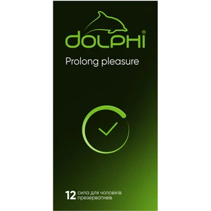 Презервативи Dolphi Prolong Pleasure 12 шт. (4820144773044) изображение 1