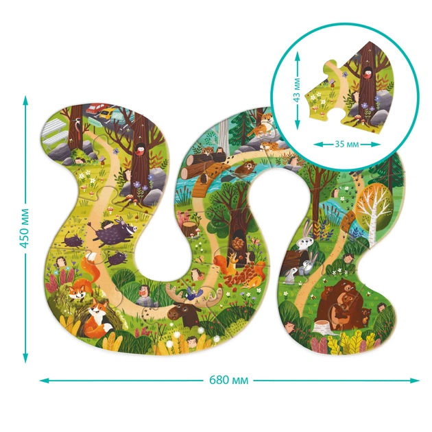 Пазл DoDo Хто живе в лісі? (300608) - picture 7