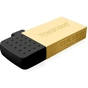 USB флеш накопичувач Transcend 32GB On-The-Go Gold USB 2.0 (TS32GJF380G) - зменшене зображення 2