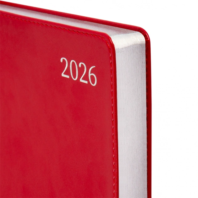 Тижневик Leo planner А5 датований 2026 "Aldento", інтегральний, червоний, 368 сторінок (252671) - picture 3