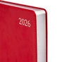 Тижневик Leo planner А5 датований 2026 "Aldento", інтегральний, червоний, 368 сторінок (252671) - зменшене зображення 3