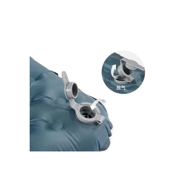 Туристичний килимок Naturehike надлегкий 183 х 64 см CNH22DZ018 чорний (6975641888567) - зображення 3