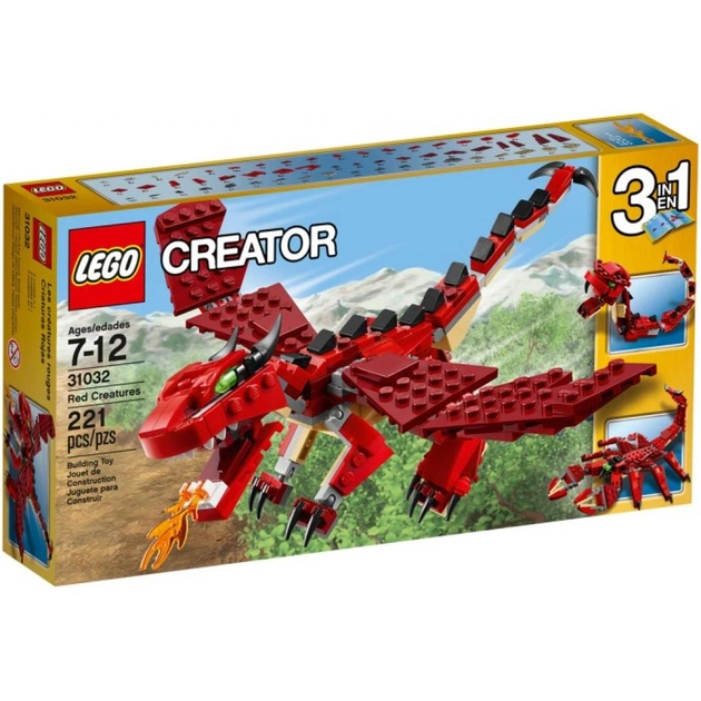 Конструктор LEGO Creator Вогнедишний дракон (31032) - изображение 1