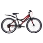 Велосипед Discovery 24" FLINT Vbr рама-13" 2021 Black/Red (OPS-DIS-24-225) - зменшене зображення 1