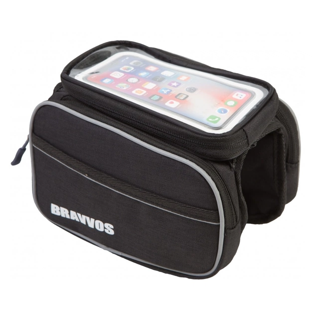Велосумка нарамна Bravvos QJ-202 Black (BIB-060) - зображення 1