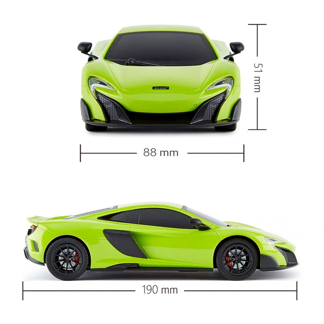 Радіокерована іграшка KS Drive Mclaren 675LT (1:24, 2.4Ghz, зелений) (124GMGR) - picture 5