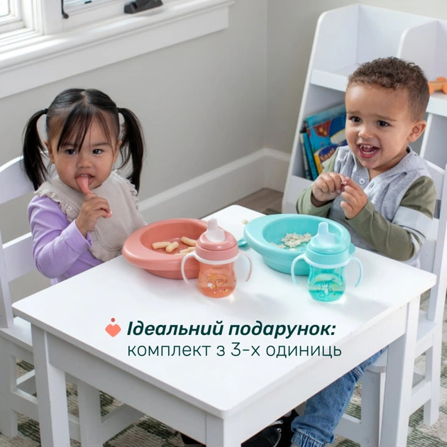 Набір дитячого посуду Chicco Set Prima Pappa 6м+ Блакитний (16200.25) - picture 5