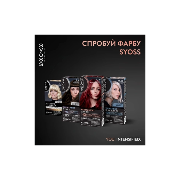 Фарба для волосся Syoss BL Permanent Coloration 5-29 - Насичений червоний (9000101739251) - picture 4