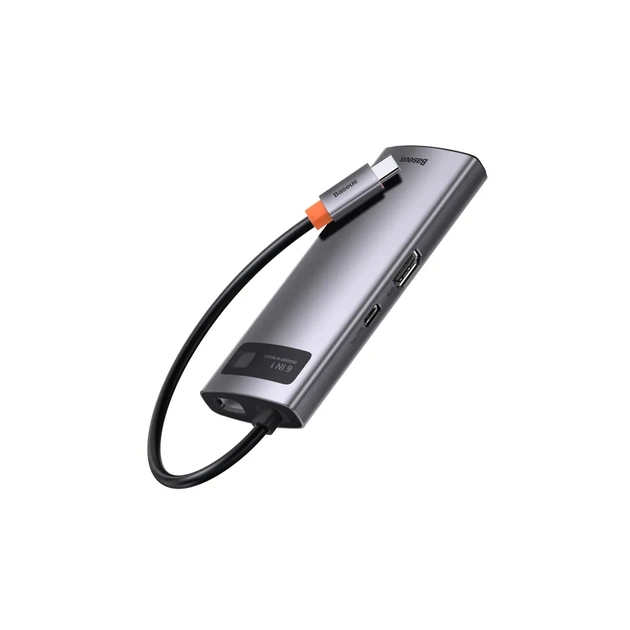 Концентратор Baseus USB-C 6-in-1 (CAHUB-CW0G) - picture 6