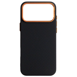 Чохол до мобільного телефона Armorstandart LikeCarbon2 SE MagCase Apple iPhone 17 Pro Max Kevlar Black Orange (ARM89165) зображення 1