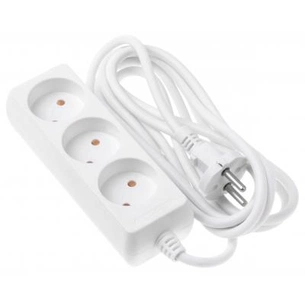 Мережевий подовжувач 2E 3 розетки, 3м (2E-U03M3) зображення 1