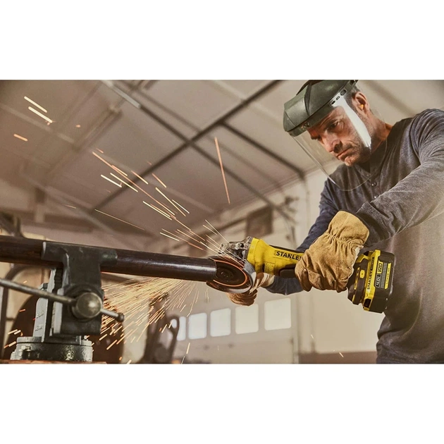 Шліфувальна машина Stanley FatMax, Li-Ion 18V, 9000 об/хв, d=125 мм, 2.66кг (без АКБ та ЗП) (SFMCG700B) - picture 5