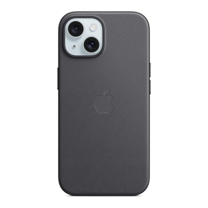 Чохол до мобільного телефона Apple iPhone 15 FineWoven Case with MagSafe Black (MT393ZM/A) зображення 1