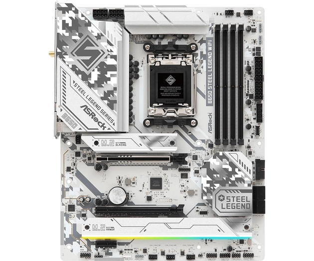 Материнська плата ASRock B650 Steel Legend WiFi Socket AM5 - зображення 1