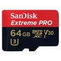 Карта пам'яті SanDisk 64GB microSD class 10 V30 A1 UHS-I U3 4K Extreme Pro (SDSQXCG-064G-GN6MA) - зменшене зображення 2