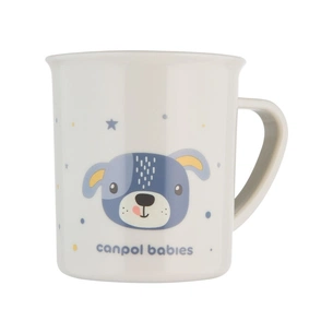 Набір дитячого посуду Canpol babies CUTE ANIMALS кружка пластикова, блакитна (4/413_blu2) зображення 1