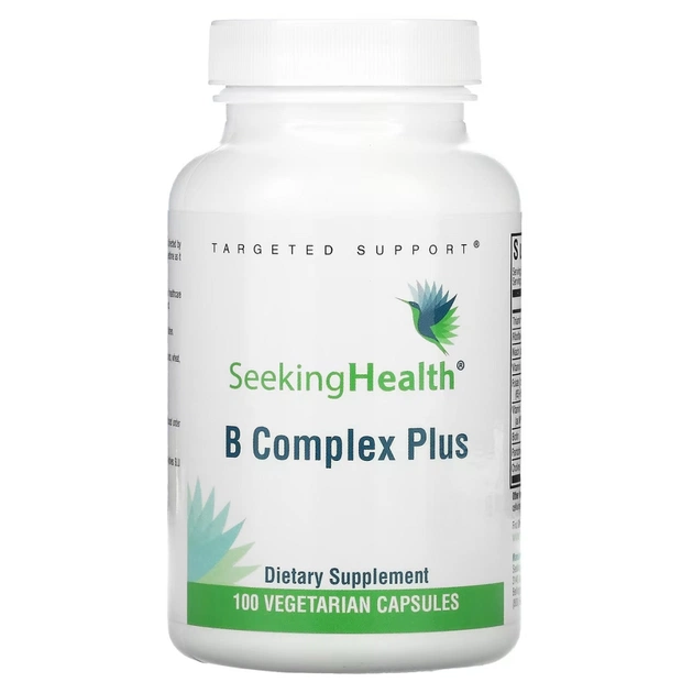 Вітамін Seeking Health B-комплекс, B Complex Plus, 100 вегетаріанських капсул (SKH-52016) - изображение 1