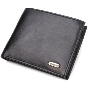 Портмоне Canpellini З натуральної шкіри Чорне (21779) зображення 1