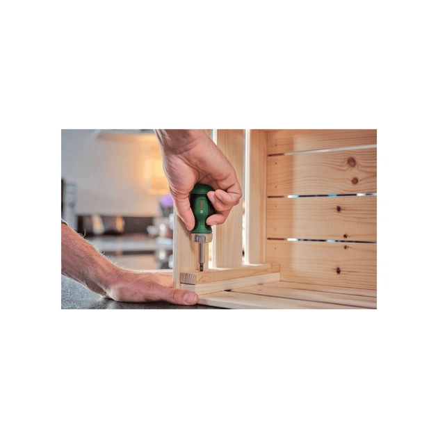 Набір викруток Bosch з тріскачкою, 6 насадок, руків''я TPR , 111мм, сталь CrV (1.600.A03.2UZ) - picture 5