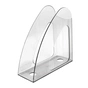 Лоток для паперів Delta by Axent vertical, 24х9х24см, clear (D4014-27) - зменшене зображення 1