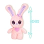 М'яка іграшка Peekapets Рожевий кролик (906778) - зменшене зображення 1