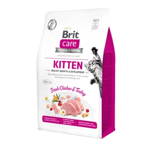 Сухий корм для кішок Brit Care Cat GF Kitten HGrowth and Development 400 г (8595602540686) зображення 1