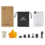 Насос для надувних меблів Naturehike CNK2300DQ022 + нічник + вентилятор, бежевий (6976507665971) - зменшене зображення 2