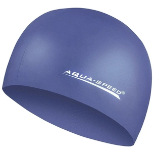 Шапка для плавання Aqua Speed Mega 100-10 синій Уні OSFM (5908217635464) зображення 1
