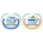 Пустушка Philips AVENT Ultra Air I love… для хлопчиків 0-6 міс (SCF080/01) - зменшене зображення 1