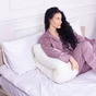 Подушка MirSon для вагітних та відпочинку Eco Line №8015 U-подібна Creamy (2200006178392) - зменшене зображення 5
