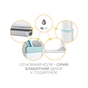 Парта Mealux Edmonton Multicolor BL (BD-610 W/МС + BL з полицею) - уменьшенное изображение 11