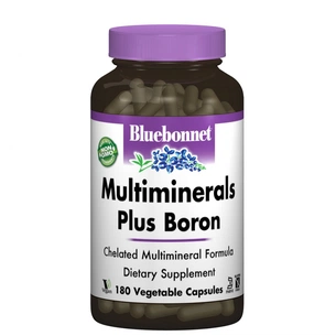 Мінерали Bluebonnet Nutrition Мультімінерали + Бор з Залізом, 180 гелевих капсул (BLB-00212) зображення 1