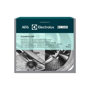 Очищувач для пральних машин Electrolux Clean & Care 3 в 1 Набір для чищення пральних та посудомийних машин (M2GCP600) зображення 1