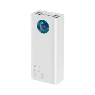 Батарея універсальна Baseus Amblight Digital Quick 30000mAh 65W, White (PPLG000102) зображення 1