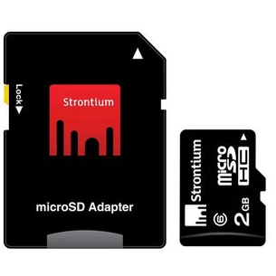 Карта пам'яті Strontium Flash 2GB microSD class6 (SR2GTFC6A) зображення 1