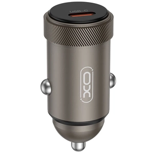 Автомобільний зарядний пристрій XO CC70 (USB-C, 3A) 30W Black зображення 1