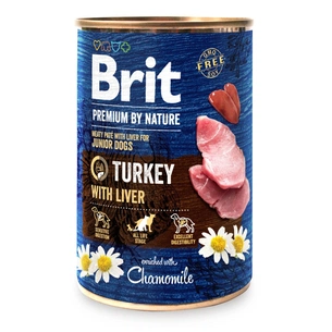 Вологий корм для собак Brit Premium by Nature з індичкою (8595602561803) зображення 1