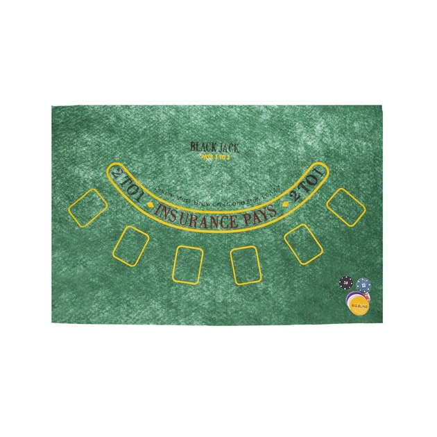 Настольная игра Johnshen Sports Покерный набор на 200 фишек с номиналом + сукно (жестяная коробка) (IG-1104215) - изображение 6